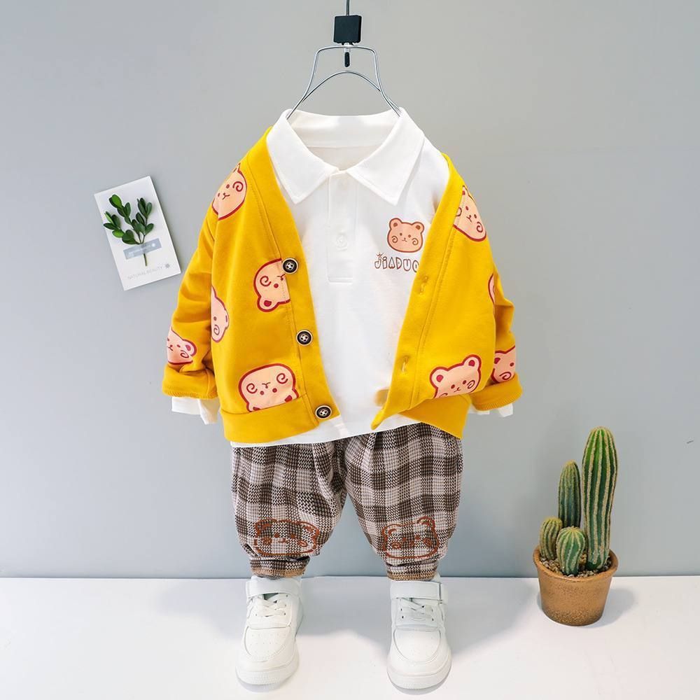 ست پسرانه سه تیکه پاییز و زمستان اورجینال وارداتی