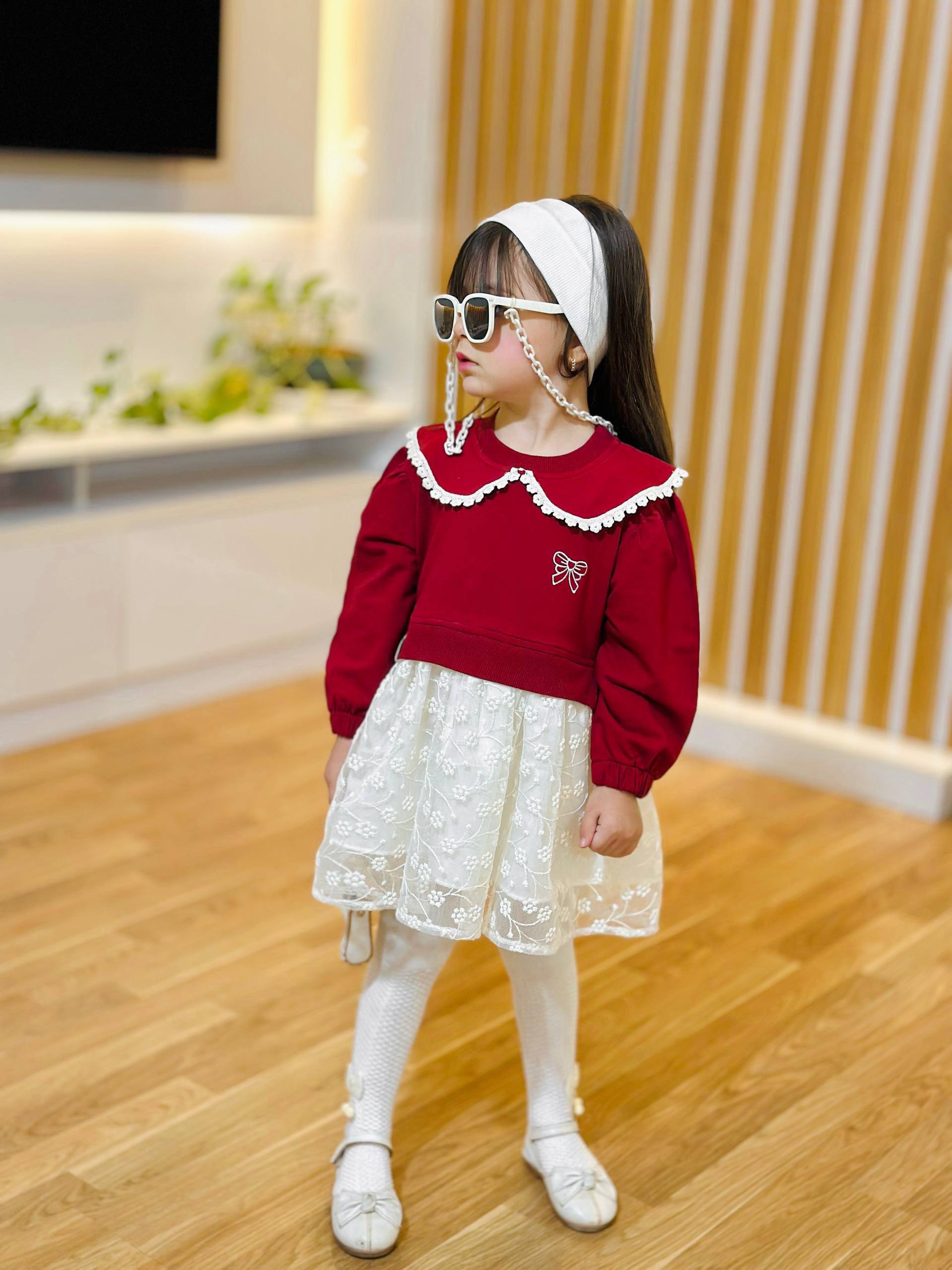 پیراهن دخترانه پاییزی یلدایی