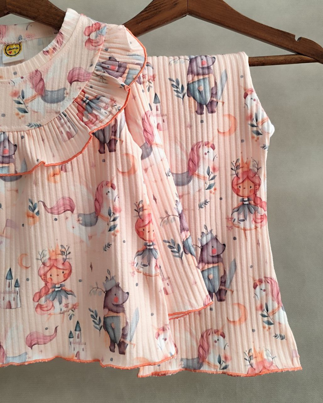 ست بلوز و شلوار راحتی دخترانه ریلی