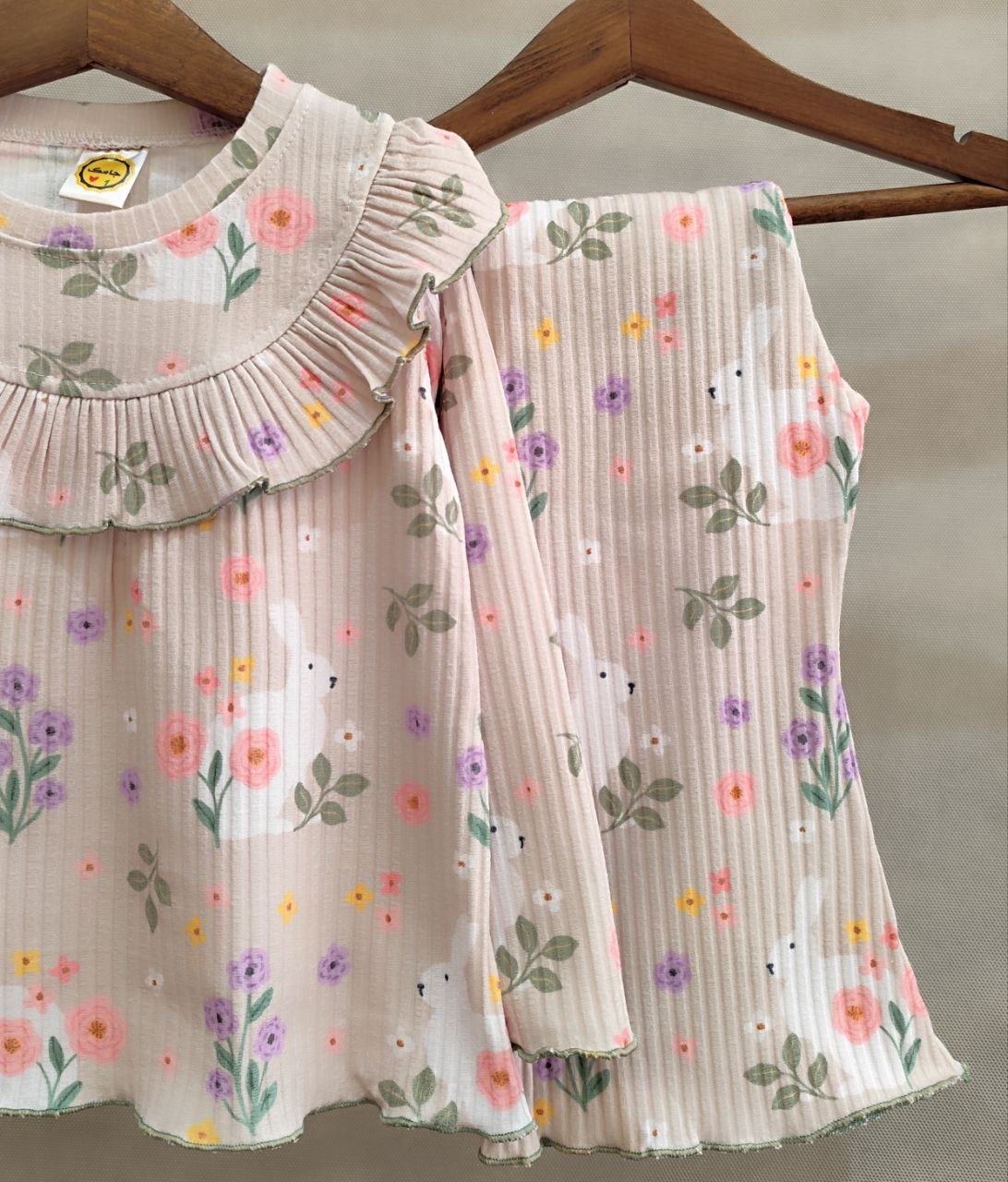 ست بلوز و شلوار راحتی دخترانه ریلی