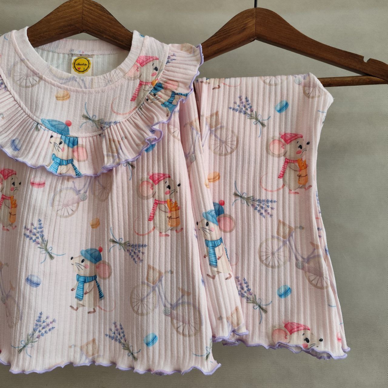 ست بلوز و شلوار راحتی دخترانه ریلی