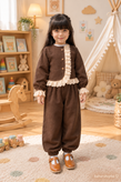 بلوز شلوار مزون دوز پاییزه دخترانه مناسب ۲تا۸ سال