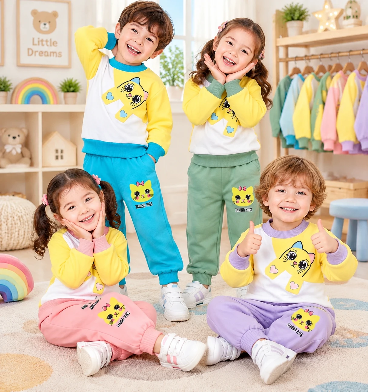 بلوز شلوار دورس ۱تا ۶ سال